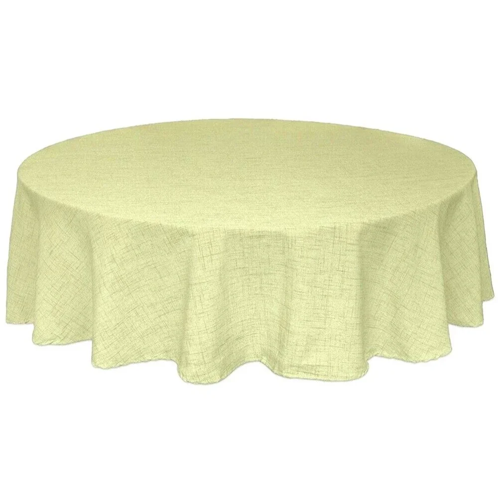 Brussels Bardwil Moss Green Fabric Tablecloth Machine Washable 70